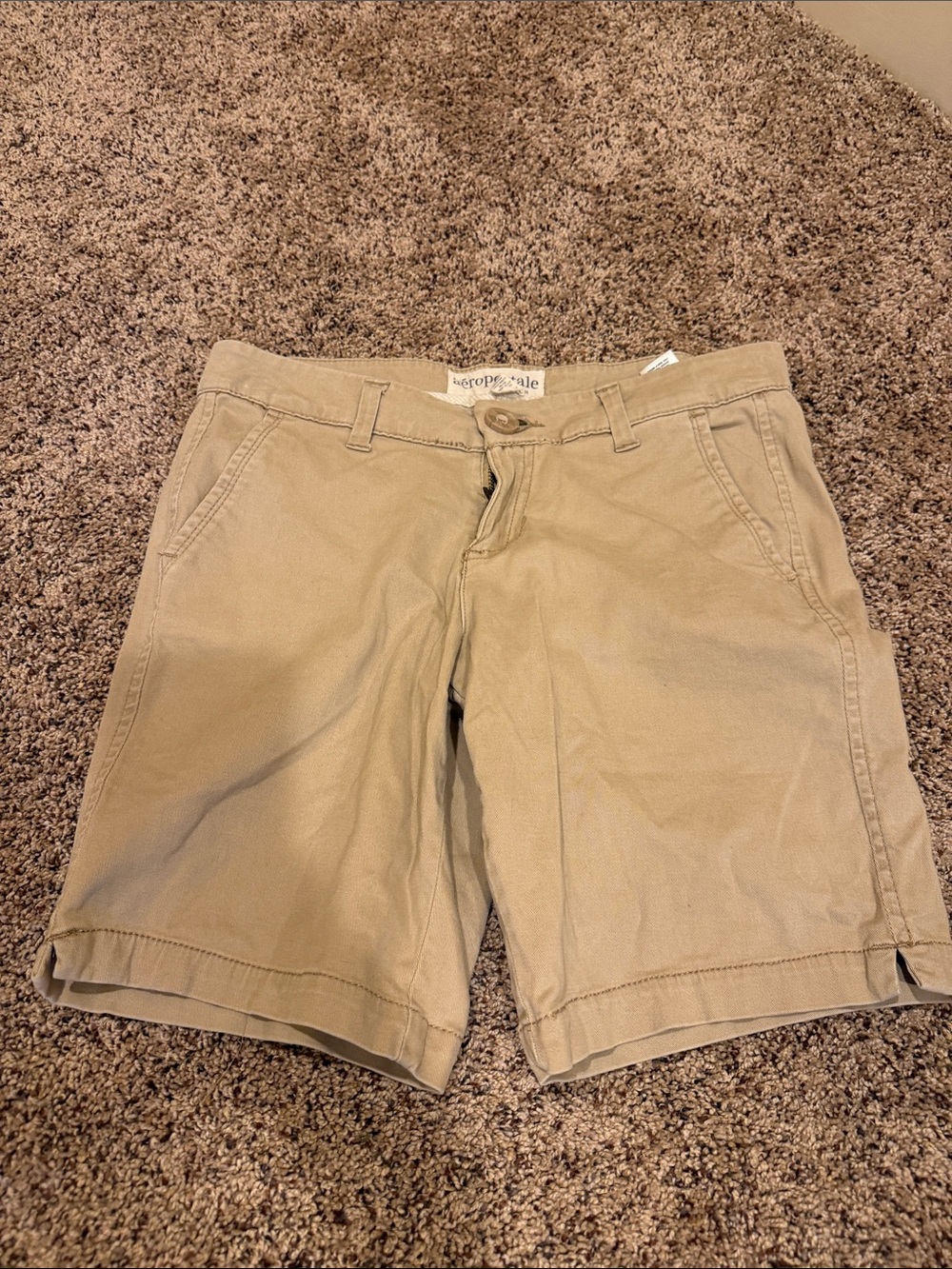 Aeropostale Tan Chino Shorts